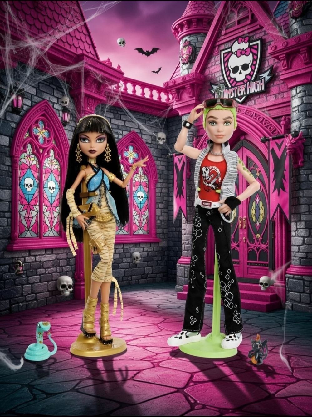 🧨♡Monster High Booriginal Creeproduction 2-Pack, Cleo De Nile & Deuce